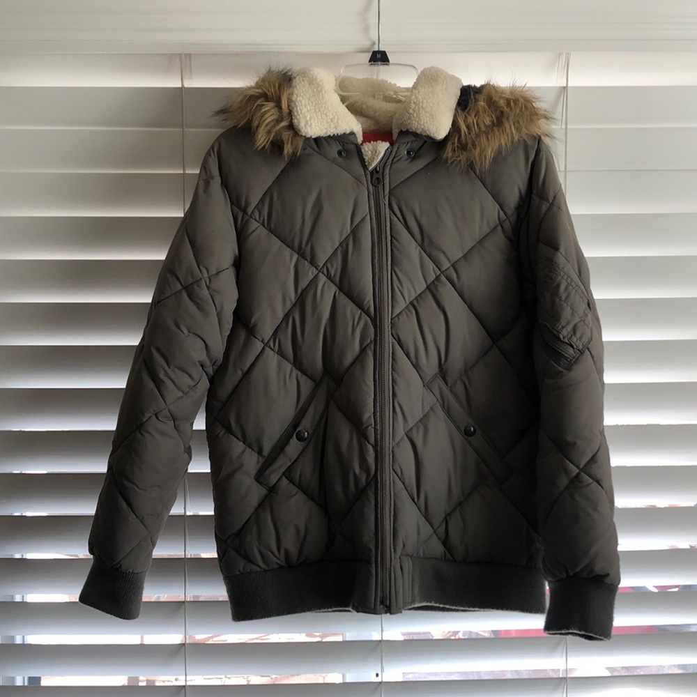 GAP Boys Quilted Winter Coat - Size 14 (XXL)